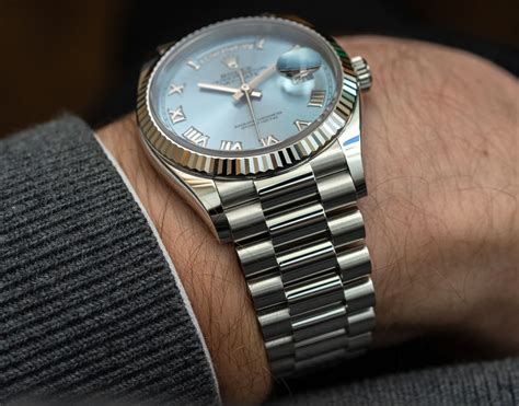 rolex day date 40 platinum fluted|day date 40 platinum price.